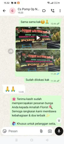 Testimonial Papan Bunga cigeulis