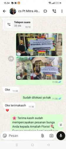 Testimonial Papan Bunga cigeulis