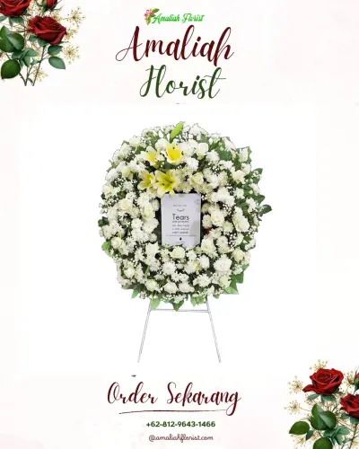 Krans Bunga Duka Cita cigeulis